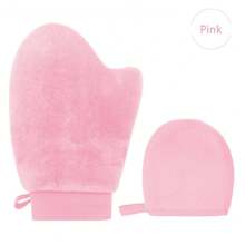 1 Set mit 2 wiederverwendbaren Selbstbräuner-Handschuhen, waschbare Kosmetikhandschuhe geeignet für Makeup-Auftrag, Sonnenschutz, Lotionen, Körpermassage