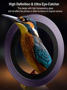 6in1 [3pcs Anti-Blue Light Privacy Tempered Glass + 3pcs Purple Metal Lens] Compatible With IPhone 16e/16 Pro Max/16/15/14/13/12/11/Mini/Plus/15 Pro Max Anti-Blue Light Privacy Screen Protector + Camera Len Protective,Dynamic Island Compatible 9H Hardness HD Gift For Birthday, Family, Friends Anti-Spy, Phone Screen Protector, Phone Accessories - Clear - View 8