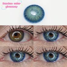 FRESH LADY Random Color Giveaway Freshlady Antarctic Blue Colored Contact Lenses 1 Year Disposable - Blue - View 10