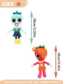 Muñecos de peluche rellenos de Dandy's World, con esencias de piña menta, jengibre, caramelo salado y brotes, decorativos y creativos, regalos para cumpleaños de niños, decoración de habitaciones de niñas, colección para amantes de los juegos - Multicolor - Ver 3