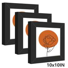 1/3 pezzi, cornici per quadri di diverse dimensioni 30x30cm/20x20cm, vari colori disponibili: nero, bianco, legno, cartoncino nero, cornici colorate, eleganti cornici quadrate per foto/ritratti da parete, adatte come regali per Natale, matrimonio, Capodanno, Pasqua, Festa della Mamma