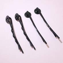 20 pièces d'épingles à cheveux, supports d'épingles à cheveux de 7 mm de diamètre intérieur, cabochons, plateaux plats de 45 mm de longueur pour la réalisation de bijoux avec épingles à cheveux