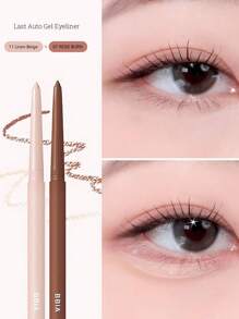 Bbia Delineador de ojos en gel Last Auto 11 Lino Beige, lápiz delineador de gel, fácil de aplicar con secado rápido, de larga duración, ultra suave, a prueba de manchas, sombra y delineador de ojos con brillo, delineador de labios, lápiz corrector, maquillaje de ojos coreano, K-Beauty, maquillaje coreano - 0.3g/0.01oz.