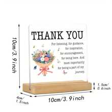 1 Stück Geschenkidee, geeignet für Frauen, Lehrer, Kollegen, Vorgesetzte, Geburtstagsgeschenk, Desk-Dekoration für Zuhause & Büro