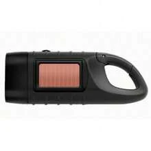 Solar Hand Cranked Flashlight Multifunctional Camping Power Supply Emergency LED Emergency Light Outdoor Lighting