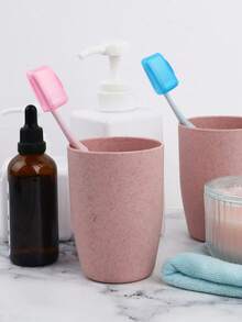 10/5/2pcs Toothbrush Dust Cover, Electric Toothbrush Protective Cap, Toothbrush Storage Box Cover, Portable For Travel, Vacation, Outdoor Use - Multicolor - View 2