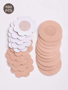 100pcs Disposable Nipple Covers, Seamless Breathable Self-Adhesivelnvisible Bra, Women's Lingerie & Underwear Accessories,Low Cut Evening Dresses, Bras, Underwear Accessories, Nipple Covers To Prevent Exposure, Wedding Photography Supplies, Wedding Clothing Accessories