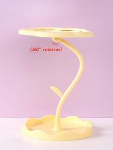 2 Stücke Sonnenblumen-förmiger Schminkspiegel, süßer Bürotisch, Heim Schminkspiegel, tragbarer Touchup Kleinschmirnspiegel, Studenten Wohnheim Schminktisch, Hängeaufbewahrung Schmuckstücke