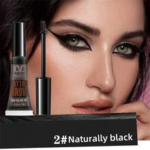 持久防水眉毛染色凝胶 - 自然妆容，黑色和棕色色调，易撕配方，完美眼妆 - 彩色 - 查看 13