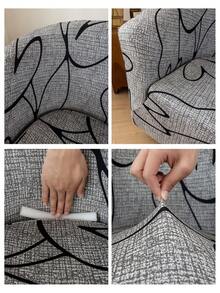 1 件，弹性 T 形印花，家居用品，四季沙发套，全套，沙发套，防尘罩，适合婚礼、餐厅、办公室、宴会，四季皆宜 - 彩色 - 查看 7