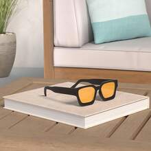 Thick Square  Retro Chunky Rectangle  Protection - C2.3 - Black / Yellow - View 10