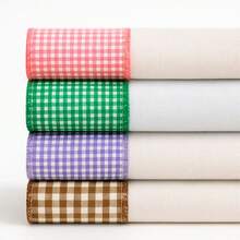Chicken Foot Dishcloth Kit With Checkered Hem Decorative Kitchen Towel Large Dishcloth - 白色 - 查看 1
