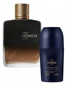 Man Dom 100ml - Deo Parfum Natura - Perfume In Gift Kit: Choose Yours - [KIT] N. H. 贈品 1瓶香水+1瓶滾珠香體露 - 查看 3
