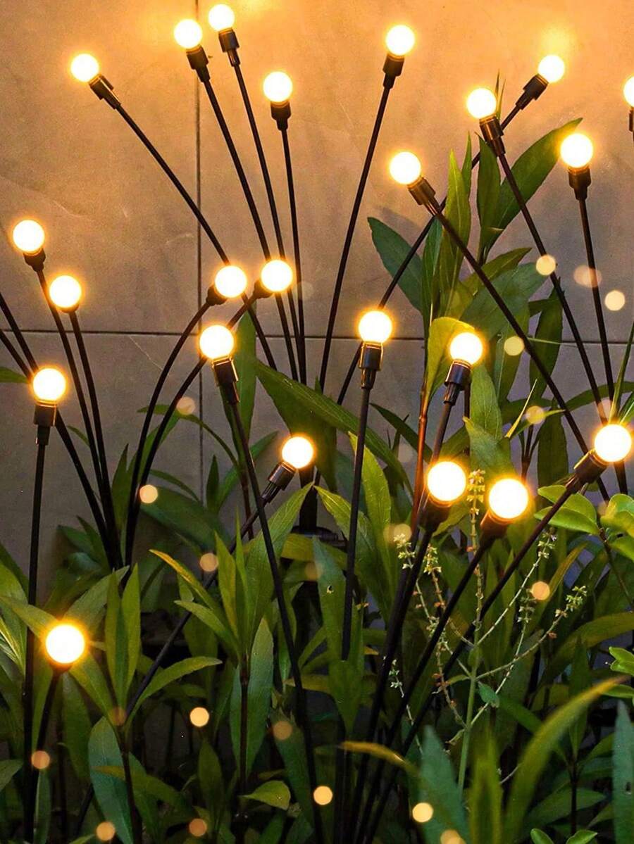 1 Stück 6/8/10 kopfige Solar-Kugelleuchte, Schwingungsleuchte, Dekorationsbeleuchtung, Hofdekorations-Leuchte, Gartendekorations-Leuchte, sanftes Licht mit automatischem Aufladen, Solarstromversorgung, Garten, Hof, Balkon, Terrassen-Dekorationsbeleuchtung