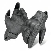 Motorcycle Gloves PU Leather Motorbike Gloves Riding Protection Touch Screen Gloves Motocross Moto Racing Biker Anti Fall Glove Vintage Bicycle Racing Protector Motorcycle Accessories Riding Essentials For Women Men Rider Gifts - Multicolor - View 11