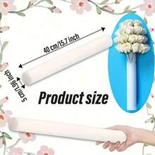 8pcs/Set High Quality White Flower Foam Sticks, Designed For Wedding And Event Decorations, Suitable For Wedding And Birthday Party Decor