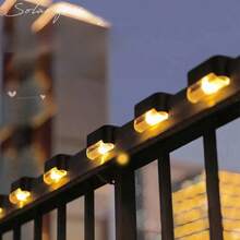 Outdoor Solar Powered Deck Lights, Solar Stair Lights, Waterproof LED Lights For Outdoor Stairs, Steps, Fences, Gardens, Porches And Balconies - Multicolor - View 1