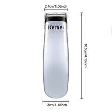 Kemei 1pc KM-666 Mini Low-Noise Baby Hair Clipper, Children's Electric Hair Trimmer With R-Shaped Blade For Gentle Skin, Portable Men's Hair/Beard Trimmer, Household Body Hair Shaver (Batteries Not Included) - Silver - View 5