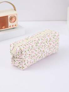1pc Bow Pencil Case, Creative Floral And Bow Pattern Design, Beautiful Pencil Case - Suitable For Study Stationery Storage And Desktop Organization Decoration, Daily Portable Storage Bag, Beautiful Gift For Friends,Back To School,School Supplies,Pencil Pouch,School Bag - Multicolor - View 15