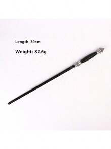 1pc Premium Classic Carbon Steel Magic Wand - Roleplay Scepter - Wand - Cane Gift - Photo Prop - LARP Party Supplies - Stage Performance Accessory - Gift & Collection - Home Decor - Birthday Gift - Unlock Your Own Magic World