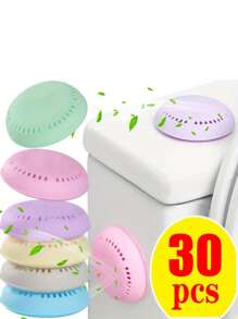 30 Pieces Of Long-Lasting Fragrant Air Freshener With Additional Outer Shell - Single-Colour Aromatic Air Freshener Discs For Homes, Cars, Bathrooms, Bedrooms, Closets And Toilets.