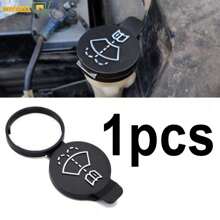 1 pieza Tapa de tanque de agua de vidrio a prueba de viento de PVC, apta para General Motors, Cadillac CTS, Chevrolet Camaro, Cruze, General Motors, Saab, con accesorios originales 13227300 para tapa de botella de lavado de autos