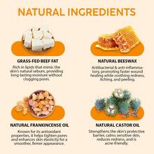 60g Natural Shea Butter & Castor Oil Nourishing Moisturizer, Highly Moisturizing, Plumping, Reduces Puffiness & Fine Lines, Suitable For All Skin Types - White - View 9