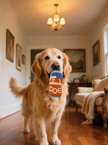1pc Pet Voice Plush Toys Bite Toy Cute Soda Can Design Soft PP Filling Boredom Relief Toy For Dogs Cats Holiday Gifts/Birthday Parties/Daily Playtime All-Season Use