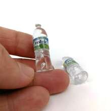 5/10pcs 1:12 Mini Simulation Mineral Water Bottle Resin Miniature Model Dollhouse Decoration, Mini Gift Toys Home Decoration Accessories (Random Style) - Multicolor - View 4