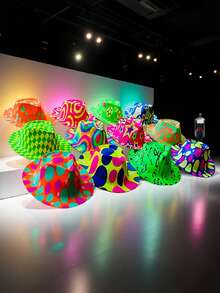 12pcs-Vibrant Party Hats - Randomly Assorted, Colorful Designs With Glittery Accents, Perfect For Weddings, Birthdays, Bachelor Parties, And Graduations, Festive Party Accessory | Vibrant Party Hat | Plastic Party Hat, Party Hats,Colorful Top Hats,Colorful Top Hats | Suitable For Harvest Festivals, National Day, Halloween, Parties, Stage Performances, Costume Balls - Multicolor - View 1