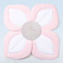 1pc Baby Bath Mat, Newborn Flower Bathing Pad, Sunflower Sink Facial Massage Cushion, Compression Design - Pink - View 13