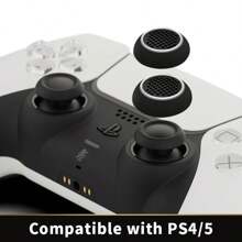 Capuchons sphériques de poignée de commande (capuchons de rehaussement de tête de champignon), couvercles de protection des boutons et capuchons antidérapants pour les manettes de jeu Pro pour PS Switch