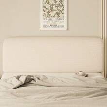 1 pieza, Cubierta para cabecero de cama de terciopelo jacquard, protector de cabecera elástico y antipolvo. La tela es elástica y adecuada para alturas de cabecera de 60-70 cm, suave y amigable con la piel, accesorio para el dormitorio