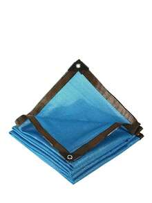 1 pieza Malla de sombreado de color azul para jardín, sombra portátil para invernadero de patio, red de sombra antirrayos UV resistente al calor alto, para jardín, patio, plantas, invernadero, pabellón exterior, césped - Azul - Ver 24