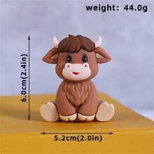 Farm Animal Ornaments Silicone Sheep, Horse, Pig, Chicken And Duck - Multicolor - View 8