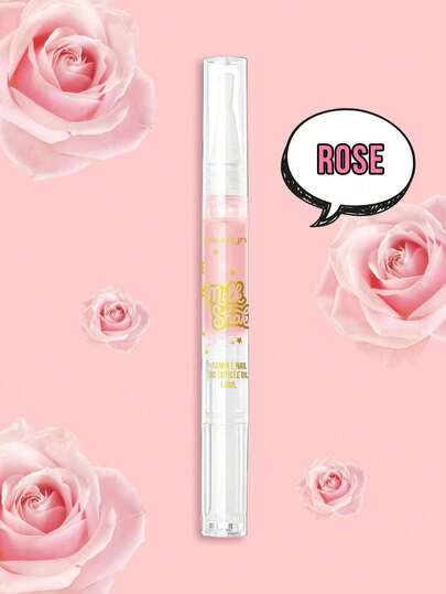 Misslyn 维生素E指甲及角质层护理油，强韧指甲，促进指甲生长，适用于脆弱、易剥落、开裂、薄弱的指甲，是Y2K妆容、派对、海滩旅行、假期、露营、户外活动、送礼佳品、玫瑰时尚女孩、新年妆容、角色扮演、最佳旅行、节日氛围、缤纷校园、学校、中国新年、情人节礼物的理想之选，纯素，无动物实验