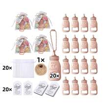 20 Sets Baby Shower Favors Bottle Opener, Baby Shower Party Favors Opener, Baby Shower Favors For Guests, Baby Shower Return Gifts For Guest, Baby Shower Party Favors For Girl/Boy - Rose Gold - View 7