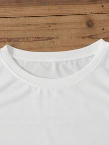 Regalos personalizados a medida - Camiseta/Chaleco de mujer soltera personalizado, añade tu propio texto/imagen (patrón de insignia/logotipo de la empresa/foto familiar/selfie) Diseña tu propia impresión personalizada, estilosa, de moda, 'hipster', casual, 'minimal chic', personalizada, única, disfraces de hombre, 'cápsula de guardarropa', estilo básico/urbano para hombres, regalos ideales para él, novio, familia, amigos, para cumpleaños, vacaciones/días festivos, escuela/competición, deportes/escalada - Blanco - Ver 6