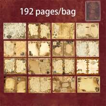96 Sheets/Bag Writable Foil Notebook, Versatile & Practical "Distant Song" Series, Suitable As Planner, Diary, Scrapbooking Decoration, Great Gift For Birthday, Holiday
