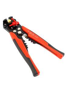 多功能自动剥线器和切割器 - 专业级，自动调节绝缘剥线工具，带压接功能，适用于电工、坚固的金属制造