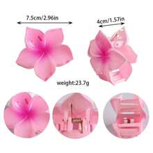 1 szt. Kolorowa spinka do włosów z 5 płatkami kwiatów, spinka do włosów Sweet Bun Shaper, gumka do włosów z motywem kwiatowym, spinki do włosów Daisy dla kobiet, spinki do włosów, spinki do włosów, artykuły szkolne