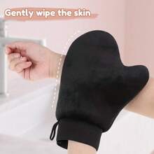 1 Set mit 2 wiederverwendbaren Selbstbräuner-Handschuhen, waschbare Kosmetikhandschuhe geeignet für Makeup-Auftrag, Sonnenschutz, Lotionen, Körpermassage
