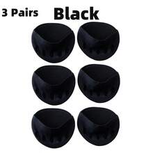 Sports Outdoor Invisible Foot Pads Socks, Toeless Socks With Non-Slip Forefoot Cushion And Five Toes - Black - View 10