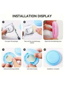 30 Pieces Of Long-Lasting Fragrant Air Freshener With Additional Outer Shell - Single-Colour Aromatic Air Freshener Discs For Homes, Cars, Bathrooms, Bedrooms, Closets And Toilets.