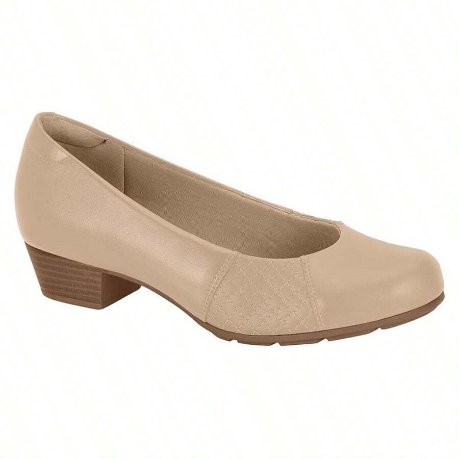 Sapato Scarpin Feminino Modare Salto Médio Ortopédico Joanete, Scarpin Bico Fino