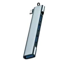 Elbow HUB USB/Type C HUB USB3.0 Docking Station 4 Ports USB HUB Type C HUB Adapter