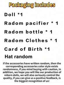Precioso realista 45 CM durmiendo Reborn muñeca con 3D-pintura de la piel y las venas visibles, 18 pulgadas vivo suave vinilo recién nacido Bebe Bedtime Toy regalo de cumpleaños para los niños (algunas partes al azar, incluyendo chupete, biberón, pañal, sombrero y ropa Set) - Blanco - Ver 5
