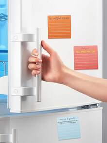 12 piezas Notas adhesivas con frases, regalos positivos y de agradecimiento para maestros, enfermeras, compañeros de trabajo, suministros de oficina, regalo de vuelta a clases - Multicolor - Ver 5