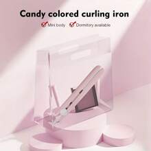 Mini Straightening Iron, Multi-Color Quick Heating Up Ceramic Plate, Bangs Clamp & Hair Curler