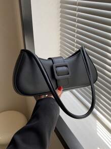 Hebilla de cinturón popular, bolso de hombro nuevo de verano, bolso axilar simple, textura delicada